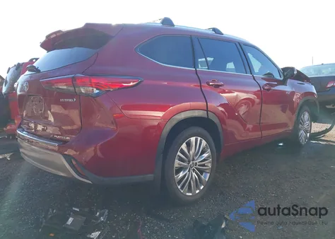 2023 Toyota Highlander Hybrid Platinum из США, поврежденный, VIN 5TDEBRCH3PS118640